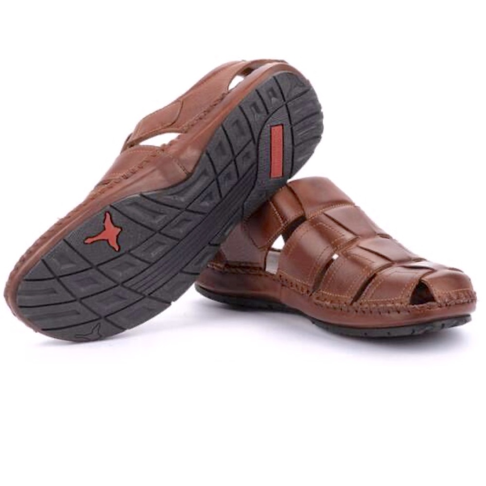 Pikolinos Men's Leather Tarifa Fisherman Sandals -Like New-  Sz 41 EU (US 7.5-8)
